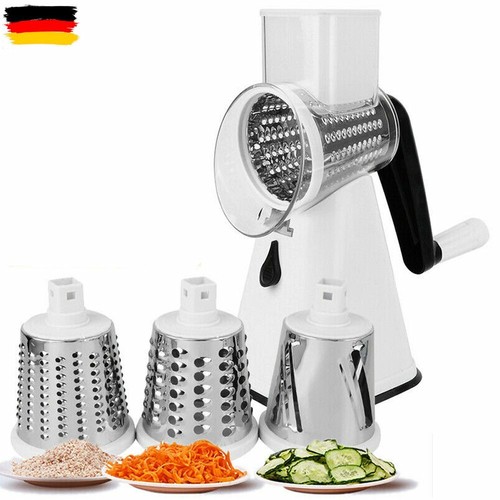 Universalreibe 3in1 Edelstahl - Küchenraspel Mit 3 Reibeflächen Für Gemüse, Käse & Obst