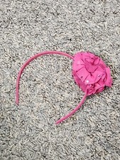 Build A Bear Pink Rosebud Floral Headband