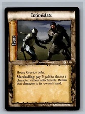 A Game of Thrones CCG Intimidate #184 GOT TCG Ice and Fire Edition
