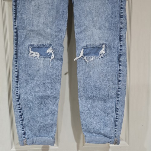 Abercrombie Kids Mid Rise Boyfriend Jean Size 13/14 Regular Adjustable Waist - Picture 3 of 5