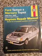 Haynes Automotive Repair Manual Book 36078 1984-1994 Ford Tempo Mercury Topaz