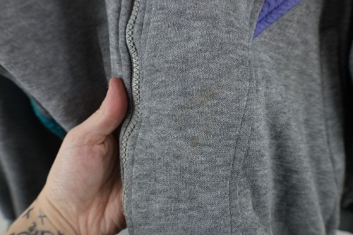 Vtg 90s Pierre Cardin Mens L Distressed Spell Out Warm Up Track Tennis Jacket - Picture 7 of 13
