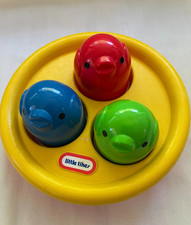 Little Tikes Chirping Birds Nest Baby Toddler Toy Sensory 90's USA Made