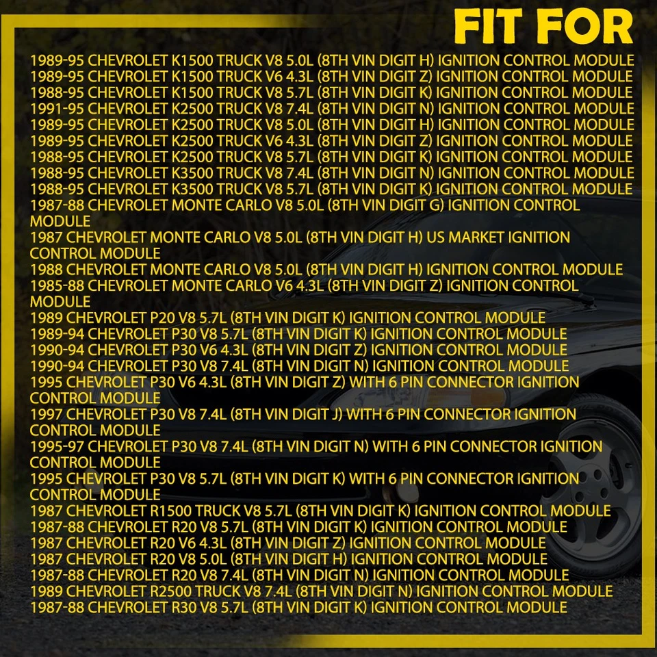 Módulo de control de encendido apto para Buick/Cadillac/Chevrolet/GMC/Oldsmobile/Pontiac Foto 4 de 4