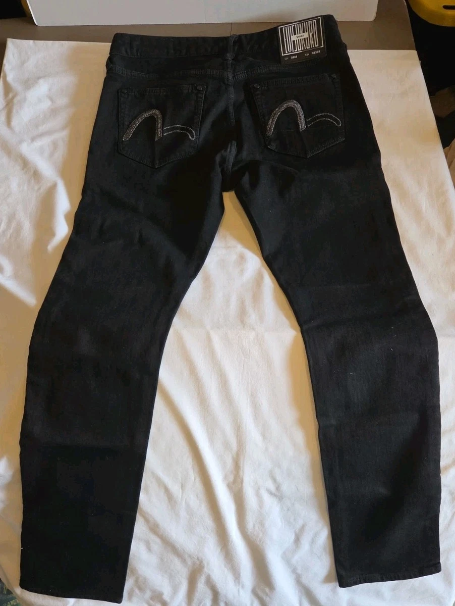 EVISU Black Jeans for Men for sale | eBay