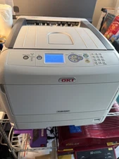GREAT Oki Pro8432WT White Toner Printer Bundle w/ RIP Software & Bonus Supplies