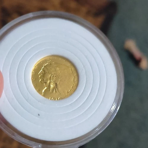 Indian Head $2.50 Gold Quarter Eagle 1910 US Coin Pre-1933 Uncertified