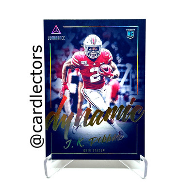 2020 Panini Luminance Football J.K. DOBBINS Dynamic Rookies DR9 RC OHIO STATE JK
