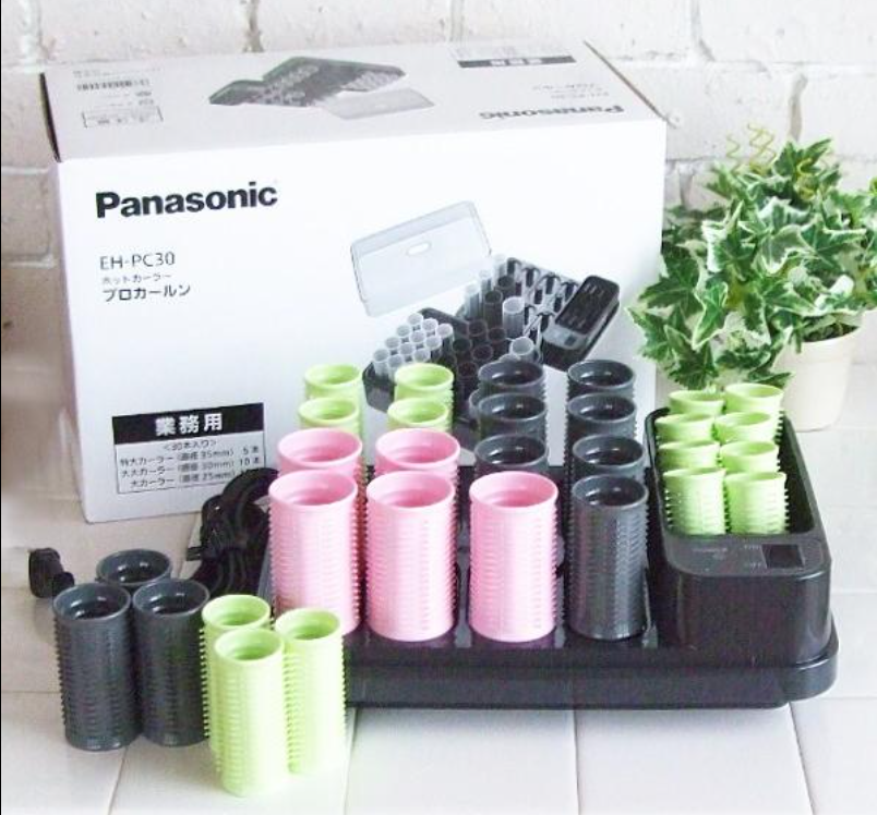 Panasonic Hot Curler Pro Curlun EH-PC30-K Japan AC100V New Panasonic Hot Curler Pro Curlun EH-PC30-K Japan AC100V New