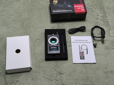 K18 Anti Spy RF Detector Hidden Camera Finder GPS Bug Detector Signal Scanner