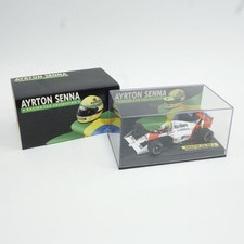 Rare McLaren MP4/5 Honda V10 1989 Ayrton Senna Marlboro 1/43 Used [Age 13+]