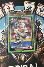 2024 Bowman - AJ Smith-Shawver #63 Neon Green Border /399 (RC)