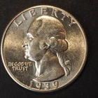 1939 *P* WASHINGTON SLVER QUARTER DOLLAR **NICE COIN** FREE SHIPPING M9701