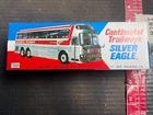 Vintage Charmy Toy Continental Trailways Silver Eagle Bus Tin Litho Japan 1960s