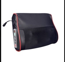 Shiatsu Back Neck Lumbar Massage Pillow Cushion Heat Kneading Electric Massager