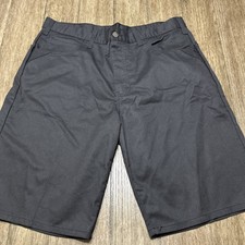 Dickies Men's Size 36 Loose Fit Twill Stripe Multi-Pocket Work Short - Black