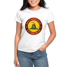 CafePress DTOM Gadsden Flag Logo T Shirt Women's T-Shirt 1264703475