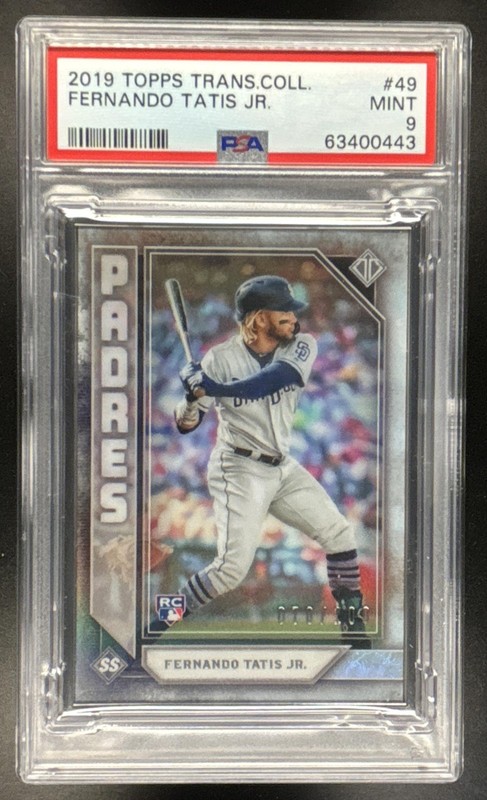 2019 Topps Transcendent Collection #49 Fernando Tatis Jr #/100 Padres PSA 9 MINT