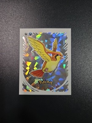 2022 POKEMON Prizma Sticker #018 Pidgeot Cracked Ice Holo Peru Gradeable SP 
