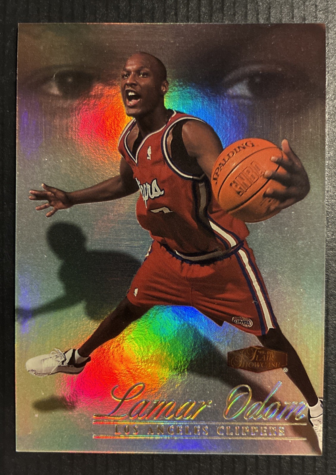 1999-00 Flair Showcase - Rookie Showcase Lamar Odom #116 /2000 (RC) LA Clippers