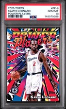 2025 TOPPS POWER PLAYERS #PP-8 KAWHI LEONARD PSA 10