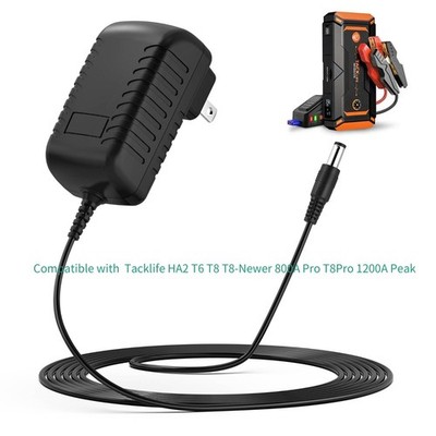 15V AC/DC  Adapter For Tacklife HA2 T6 T8 T8-Newer 800A Pro T8Pro 1200A Peak