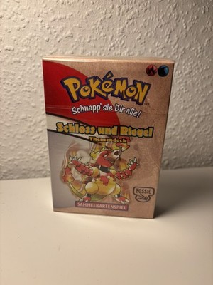 Pokemon Starter Deck Schloss und Riegel SEALED NEU OVP Fossil DEUTSCH