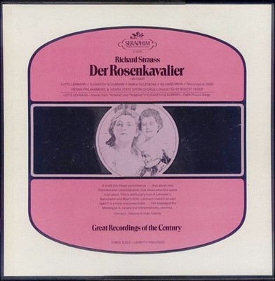 Richard Strauss, Lotte Lehmann, Elisabeth Schumann, Maria Olszewska , Richard Ma