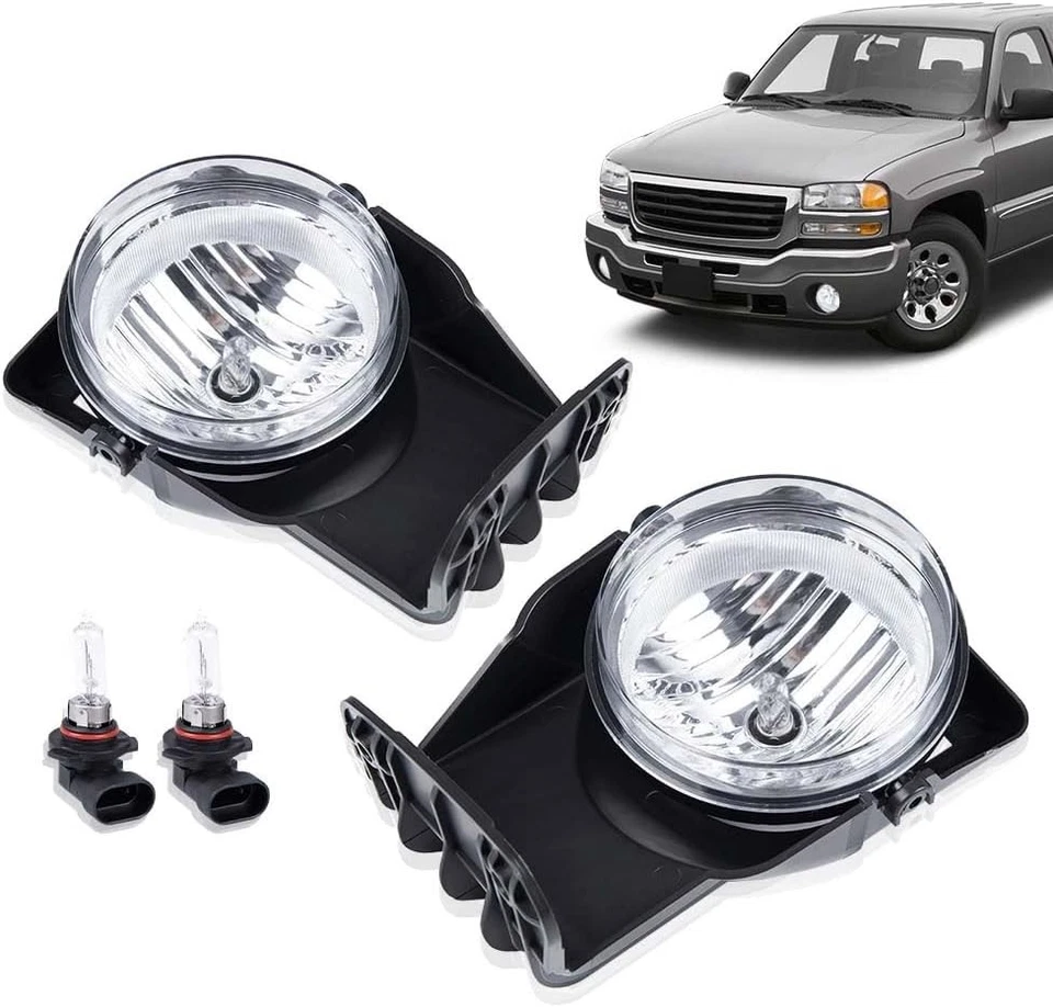 Luces antiniebla de parachoques compatibles con camioneta GMC Sierra 1500 2500 3500 2003-2006 Foto 4 de 4