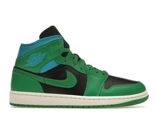 Jordan 1 Mid Lucky Green Aquatone W - BQ6472-033 New Size