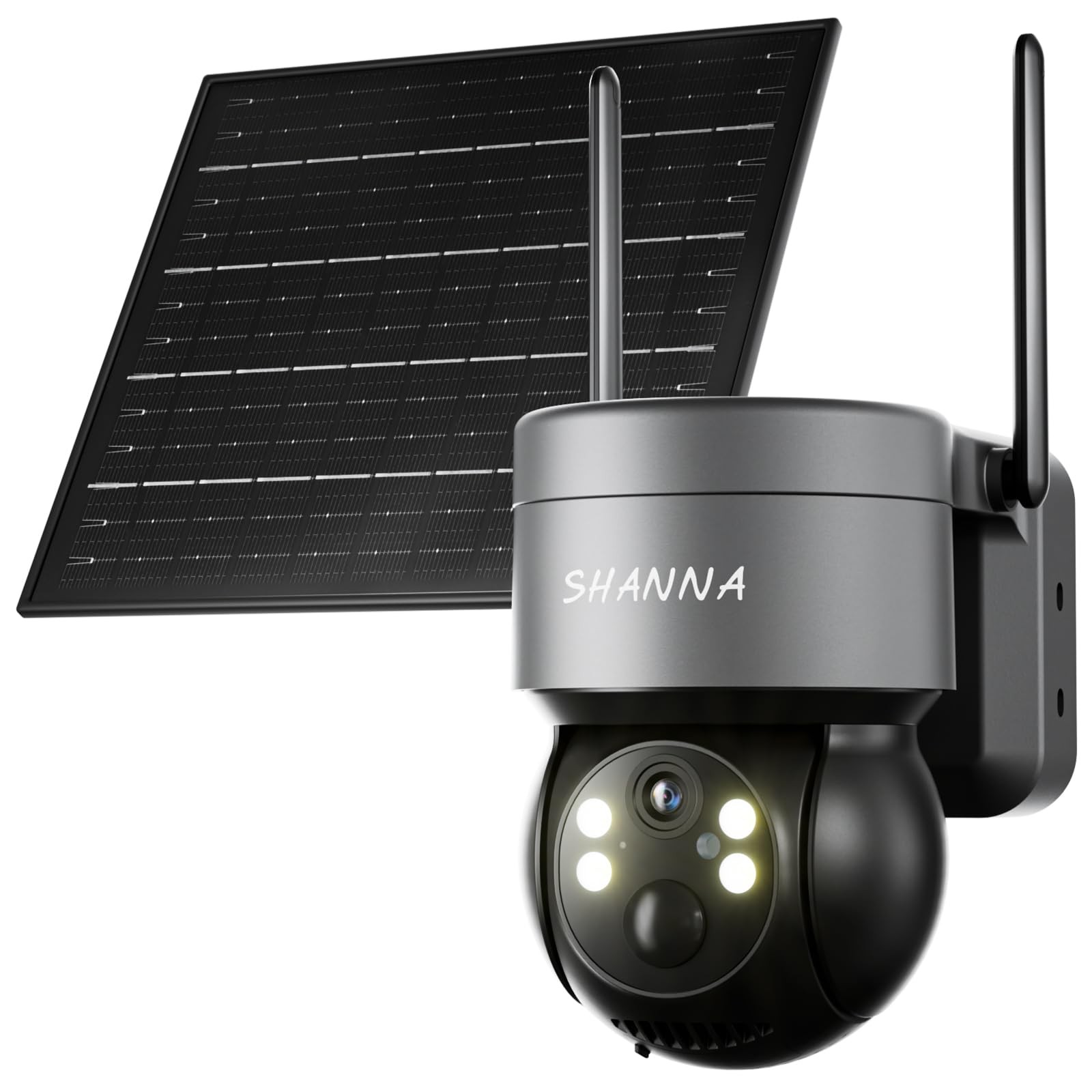 Telecamera con SIM 4G da Esterno,2K Telecamera con Pannello Solare e SIM,10400mA