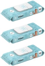 BRAND NEW Hello Bello Baby Wipes 60ct 99 Water Plant-Based Hypoallergenic Wipes