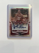 #SS-JLR John Lucas 2024-25 Donruss Signature Series Auto Houston Rockets