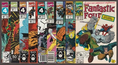 FANTASTIC FOUR Lot (1961) #348-351, 354-356, 358, 359 (Lot of 9 Books) 8.5 - 9.6