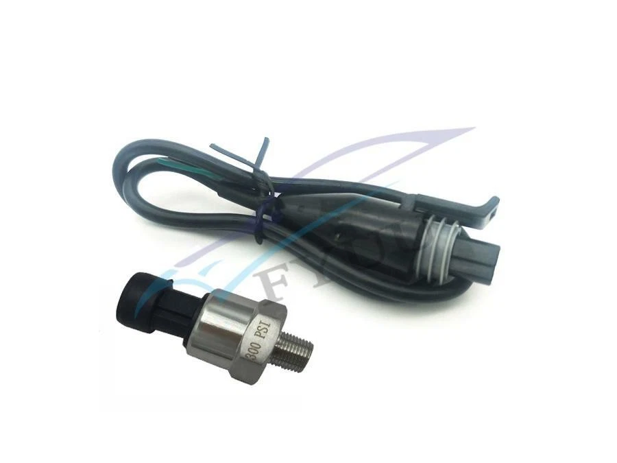 Sensor de presión para automóvil 0-300 PSI aceite combustible aire agua medidor de presión rosca NPT de 1/8" Foto 3 de 4