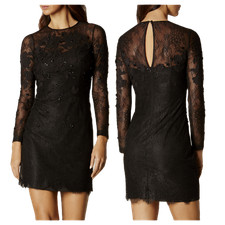 BNWT Women's (Karen Millen Dress ) in Black RRP £215 (UK 8 size) Party