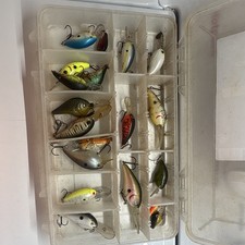 Bass Fishing Lures & Tackle Box Various Brand...