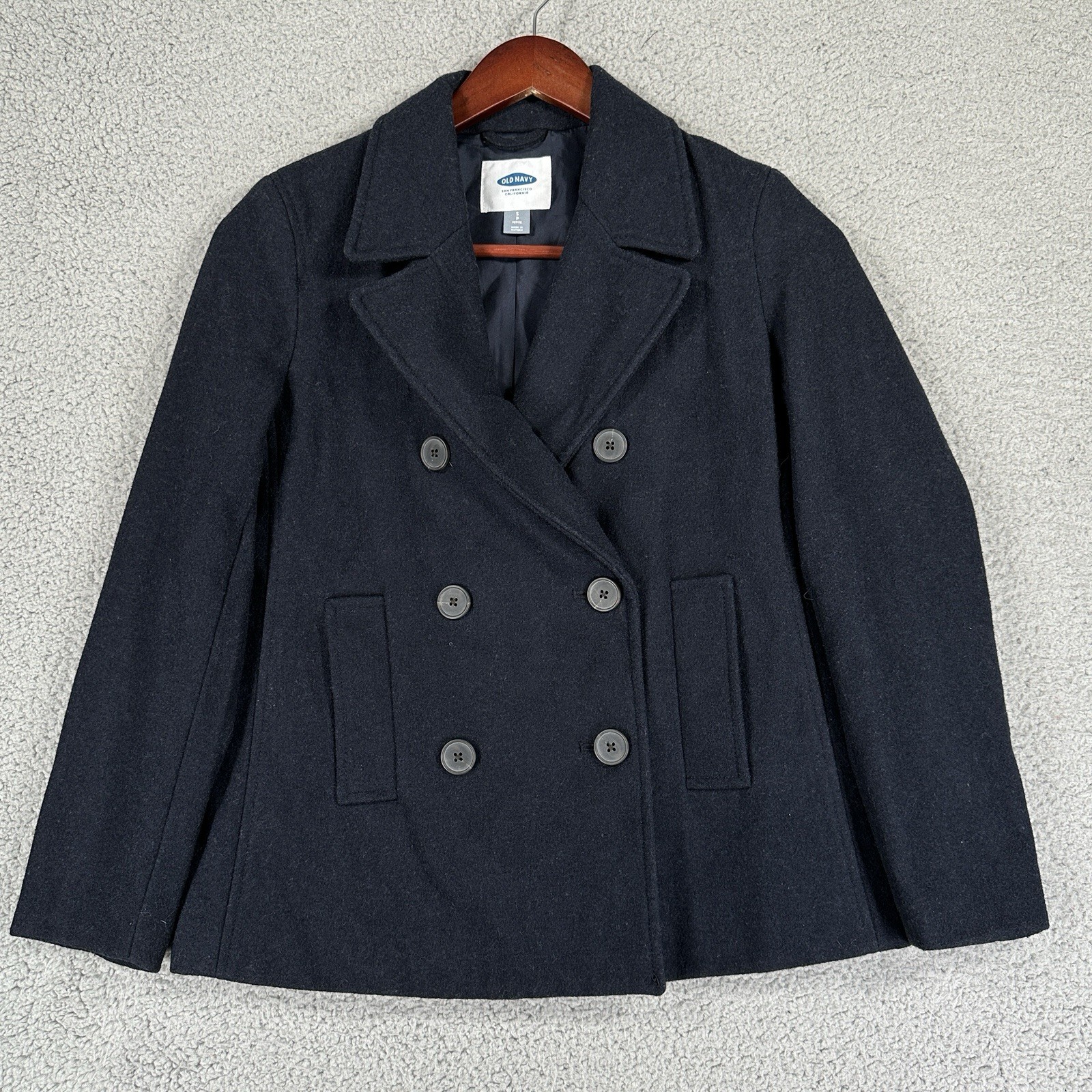 Old Navy Double Breasted Button Front Wool Blend … - image 1