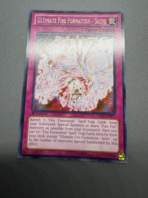 Yu-Gi-Oh! Ultimate Fire Formation - Seito Rare 1st Edition CBLZ-EN073 LP