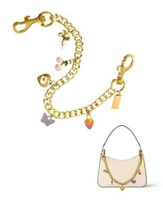 Cute Purse Charm Chain, Trendy Gold Bag Charms Chain for Women