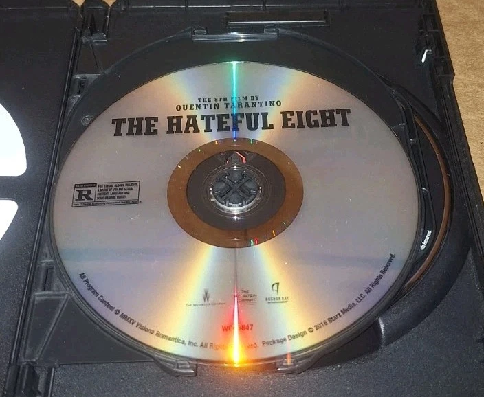 Django Unchained The Hateful Eight Once Upon a Time in Hollywood 3 DVD Lot Set - Image 4 of 4