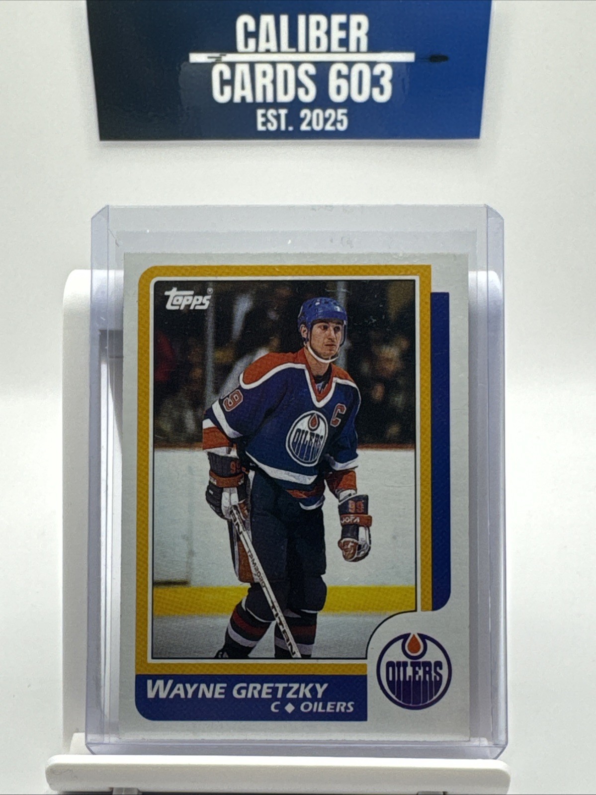 1986-87 Topps Hockey Wayne Gretzky #3 EX Edmonton Oilers