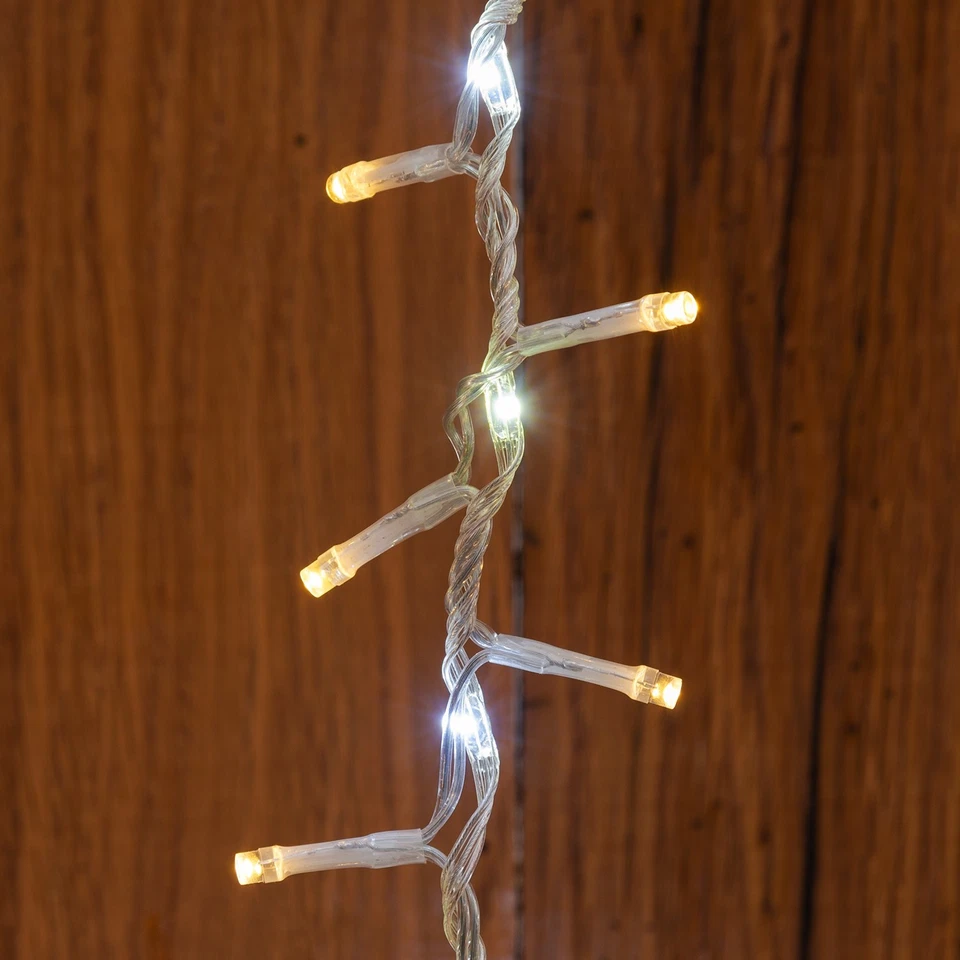 Lotti Tenda Luminosa Natalizia 460x80cm 1152 LED StarFall Bianco Caldo+Freddo - Immagine 4 di 4