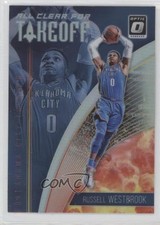 2018 Panini Donruss Optic All Clear for Takeoff Holo Prizm Russell Westbrook 5xx