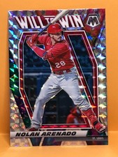 2021 Panini Mosaic Baseball Will To Win Base Insert Nolan Arenado