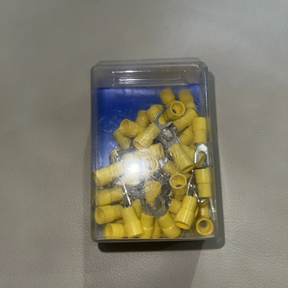 65 Pc Yellow Spade Terminal Clip 12-10 Ga. #10 stud. CARQUEST STP208 - Image 3 of 4