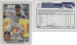 2023 Topps Series 1 Rainbow Foil Oswald Peraza #94 Rookie RC