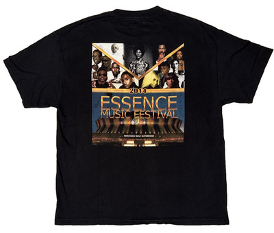 2014 Essence Music Festival Concert T Shirt Chris Brown Erykah Badu Usher 2XL