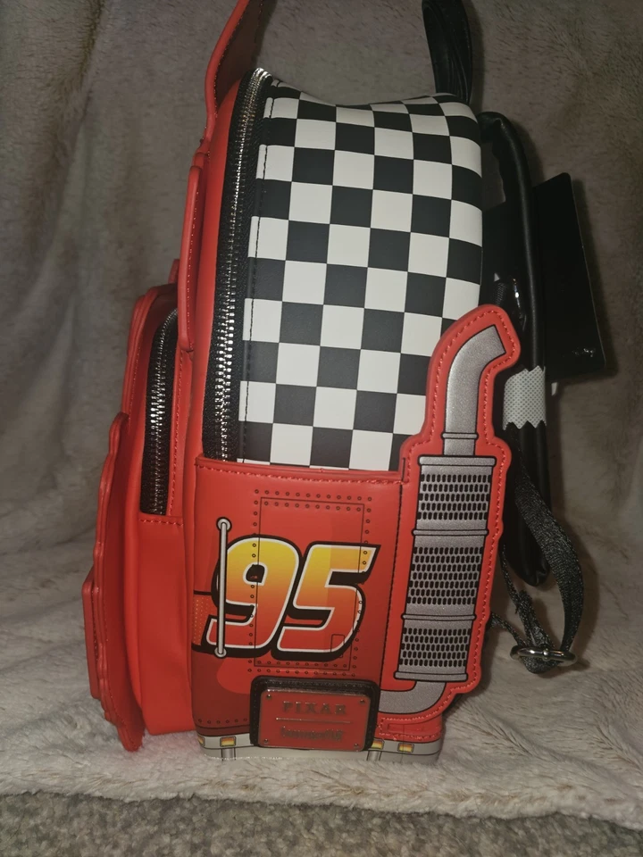 Loungefly Disney Pixar Cars Mack Cosplay Glow In The Dark Mini Backpack NWT - Image 3 of 4