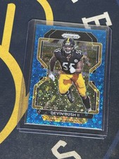 2021 Panini Prizm - Devin Bush II #257 No Huddle Blue Prizm /79
